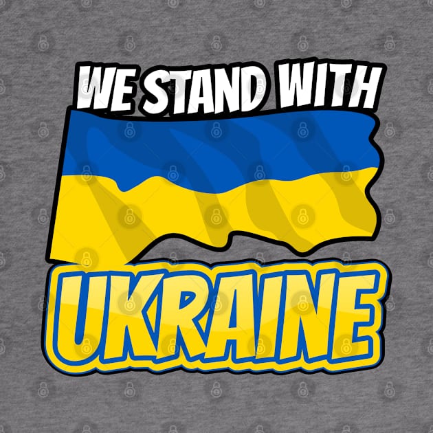 Stand with Ukraine by Happy Art Designs